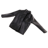 Maxbell 1/6 Scale PU Leather Male Jacket Coat Clothes with Female Briefs