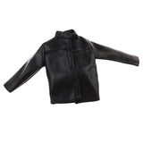 Maxbell 1/6 Scale PU Leather Male Jacket Coat Clothes with Female Briefs