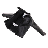 Maxbell 1/6 Scale PU Leather Male Jacket Coat Clothes with Female Briefs