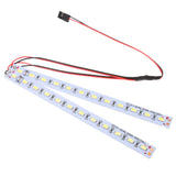 Maxbell LED Light Aluminium Chassis Lights Strip Lamp for 1/8 1/10 RC Car Drift Racing Car Crawler Truck - Aladdin Shoppers