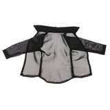 5x1/6 Scale Woman's Shirt Blouse for 12" Female Doll Figures Accessories Black