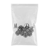 Maxbell 10Pieces Wooden Dice D6 Six Sided Dotted Dice for Dungeons and Dragons Black - Aladdin Shoppers