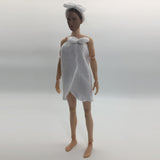 Maxbell 1/6 Scale Female Sexy Bathrobe Bathing Suit Robe for Hot Toys Figures White - Aladdin Shoppers
