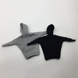 Maxbell 1/6 Female Hoodie Sweatshirt+Stockings+Sneaker for 12'' Phicen Action Figure