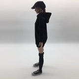 Maxbell 1/6 Female Hoodie Sweatshirt+Stockings+Sneaker for 12'' Phicen Action Figure