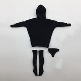 Maxbell 1/6 Female Hoodie Sweatshirt+Stockings+Sneaker for 12'' Phicen Action Figure