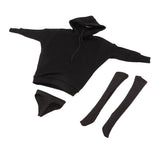 Maxbell 1/6 Female Hoodie Sweatshirt+Stockings+Sneaker for 12'' Phicen Action Figure