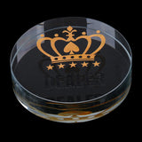 Maxbell Acrylic All-in Poker Dealer Chip / Card Protector Bounty Tournament Coin B - Aladdin Shoppers