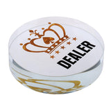 Maxbell Acrylic All-in Poker Dealer Chip / Card Protector Bounty Tournament Coin B - Aladdin Shoppers