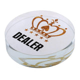 Maxbell Acrylic All-in Poker Dealer Chip / Card Protector Bounty Tournament Coin B - Aladdin Shoppers