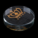 Maxbell Acrylic All-in Poker Dealer Chip / Card Protector Bounty Tournament Coin B - Aladdin Shoppers
