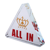 Maxbell Acrylic All-in Poker Dealer Chip Card Protector Bounty Tournament Coin Gifts