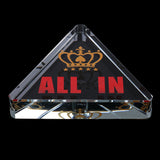 Maxbell Acrylic All-in Poker Dealer Chip Card Protector Bounty Tournament Coin Gifts