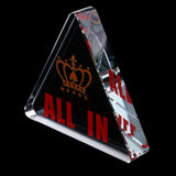 Maxbell Acrylic All-in Poker Dealer Chip Card Protector Bounty Tournament Coin Gifts