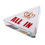 Maxbell Acrylic All-in Poker Dealer Chip Card Protector Bounty Tournament Coin Gifts