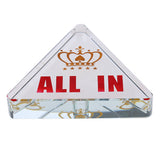 Maxbell Acrylic All-in Poker Dealer Chip Card Protector Bounty Tournament Coin Gifts