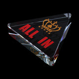 Maxbell Acrylic All-in Poker Dealer Chip Card Protector Bounty Tournament Coin Gifts