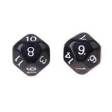 Maxbell 20pcs 16 Sided D16 14mm Acrylic Opaque Dices for Role Playing Game RPG Dice