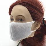 Maxbell 1/6 Woman 12'' Action Figure Mouth Face Mask Anti-Dust for CY CG White Black