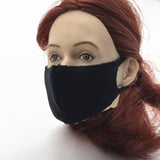 Maxbell 1/6 Woman 12'' Action Figure Mouth Face Mask Anti-Dust for CY CG White Black