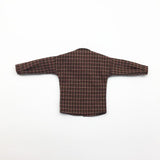 Maxbell 1/6 Scale Male Plaid Shirt Clothing for 12" Action Figure Brown Beige