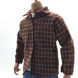 Maxbell 1/6 Scale Male Plaid Shirt Clothing for 12" Action Figure Brown Beige