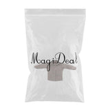 Maxbell 1/6 Scale Male Plaid Shirt Clothes Clothing for 12" Action Figure Gray White - Aladdin Shoppers