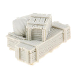 Maxbell 2x 1/35 Resin Soldier Scenario Accessories Ammunition Boxes & Bags Full Set