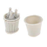 Maxbell 1/35 Military Soldier Food Supplies Basket Cask Models for Sand Table Scene