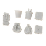 Maxbell 1/35 Military Soldier Food Supplies Basket Cask Models for Sand Table Scene