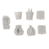 Maxbell 1/35 Military Soldier Food Supplies Basket Cask Models for Sand Table Scene