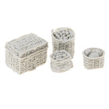 Maxbell 1/35 Military Soldier Food Supplies Basket Cask Models for Sand Table Scene