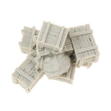 Maxbell 1/35 Resin Figure Resin Boxes and Bags Model Sandbag Walls Combination