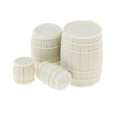 Maxbell 1/35 Military Soldier Food Supplies Basket Cask Models for Sand Table Scene