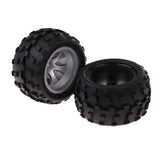 Maxbell 4Pcs Wheel Rim Tire Tyres for WLtoys A979 A979-B A979-A A979-01 RC Truck Car