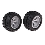 Maxbell 4Pcs Wheel Rim Tire Tyres for WLtoys A979 A979-B A979-A A979-01 RC Truck Car
