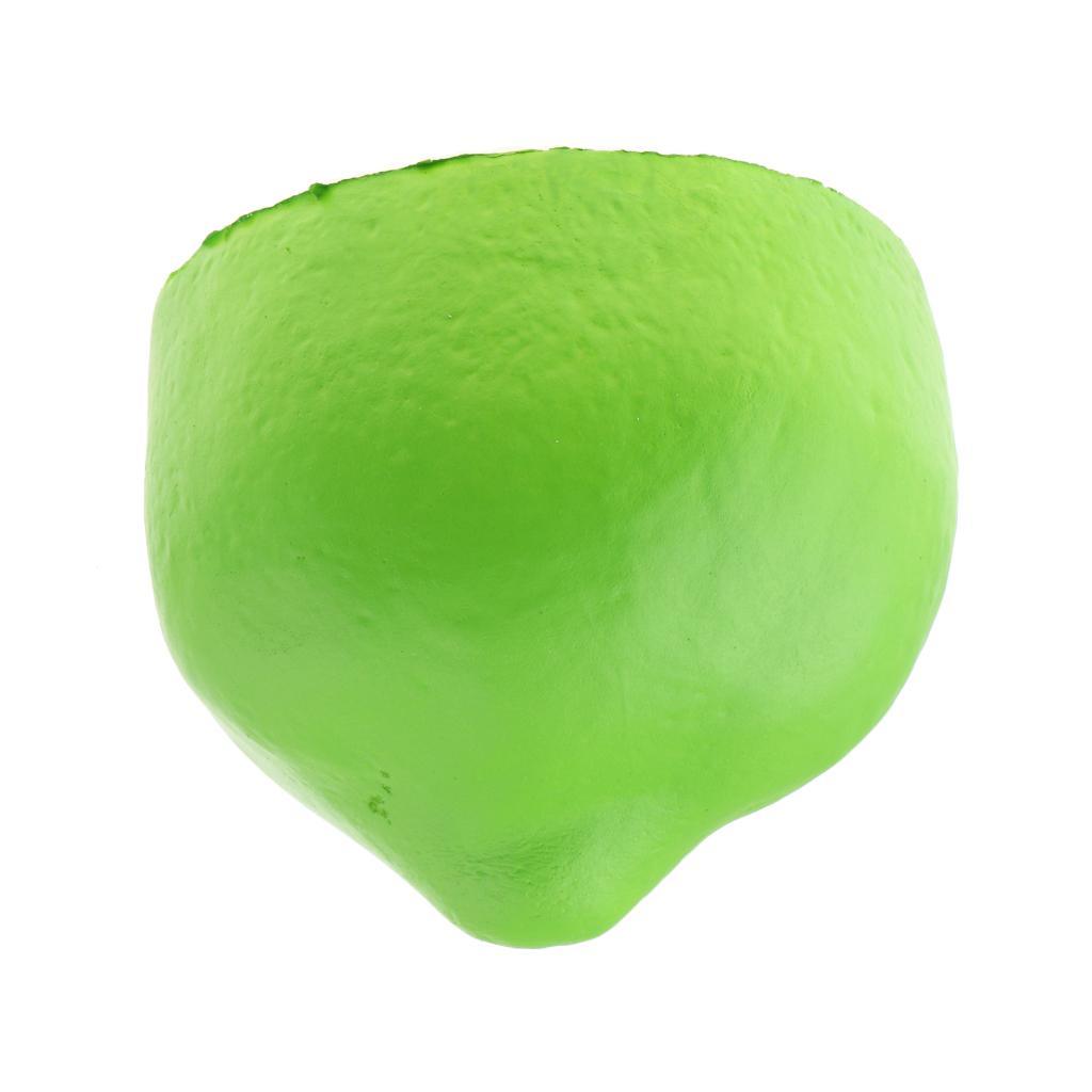 Maxbell Maxbell Jumbo Squishy Soft Slow Rising Squeeze Toy Lemon Pressure Relief Toys Green