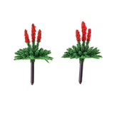 Maxbell 120Pcs Train Railway Scenery Layout Plastic Flower Trees Model Home Decor