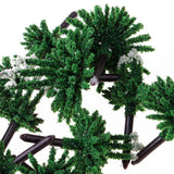 Maxbell 120Pcs Train Railway Scenery Layout Plastic Flower Trees Model Home Decor