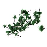 Maxbell 120Pcs Train Railway Scenery Layout Plastic Flower Trees Model Home Decor