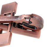 Maxbell Piano&Bicycle Lock Wire Puzzle Brain Teaser Mind Game Toy Metal IQ Test Gift