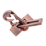 Maxbell Piano&Bicycle Lock Wire Puzzle Brain Teaser Mind Game Toy Metal IQ Test Gift