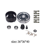 Maxbell 14T Gear Flywheel Assembly Bearing Clutch+Exhaust Pipe Tubing for 1/8 RC Car