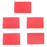 Maxbell 10 Pieces 1/25 Roof Tile Sheet Model Building Material Railway Architecture