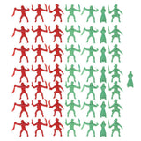 Maxbell 50PCS Simulation Painted Pirate and Beauty Figure Miniatures Model Layout