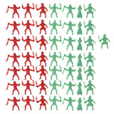 Maxbell 50PCS Simulation Painted Pirate and Beauty Figure Miniatures Model Layout