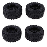 Maxbell 103mm Rubber Tires Tyres 1.9" Wheels for 1/10 RC Crawler Monster Truck Car B - Aladdin Shoppers