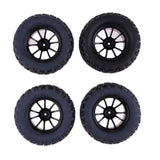 Maxbell 103mm Rubber Tires Tyres 1.9" Wheels for 1/10 RC Crawler Monster Truck Car C - Aladdin Shoppers