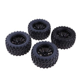 Maxbell 103mm Rubber Tires Tyres 1.9" Wheels for 1/10 RC Crawler Monster Truck Car C - Aladdin Shoppers