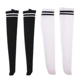 Maxbell 1/6 Female Body Stockings for 12'' Action Figure Accessories Black & White